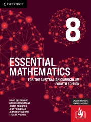 Essential Mathematics for the Australian Curriculum Year 8 Fourth Edition (interactive textbook powered by HOTmaths)