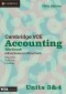 Cambridge VCE Accounting Units 3&4 Fifth Edition Workbook