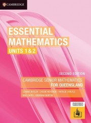 Essential Mathematics Units 1&2 for Queensland Second Edition (interactive textbook powered by Cambridge HOTmaths)