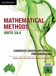 Mathematical Methods Units 3&4 for Queensland Online Teaching Suite