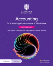 Cambridge International AS & A Level Accounting Third Edition Coursebook with Digital Access (2 Years)