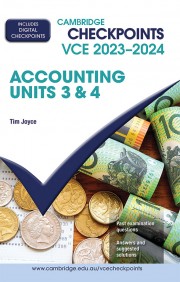 Cambridge Checkpoints VCE Accounting Units 3&4 2023-2024 (print and digital)