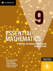 Essential Mathematics for the Victorian Curriculum 9 Third Edition (print and interactive textbook powered by Cambridge HOTmaths