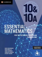 Essential Mathematics for the Victorian Curriculum 10 Third Edition (print and interactive textbook powered by Cambridge HOTmath