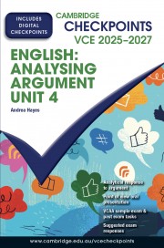 Checkpoints VCE English: Analysing Argument Unit 4 2025-2027 (print and digital)