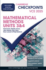 Cambridge Checkpoints VCE Mathematical Methods Units 3&4 2025 (digital)